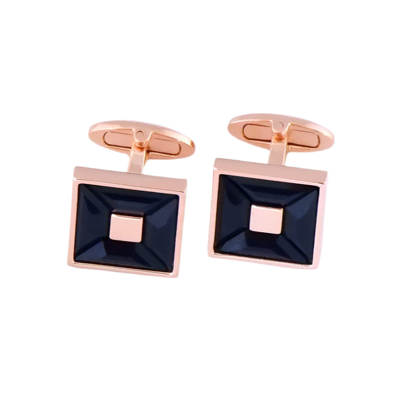 Square Cufflinks With Swarovski Crystals
